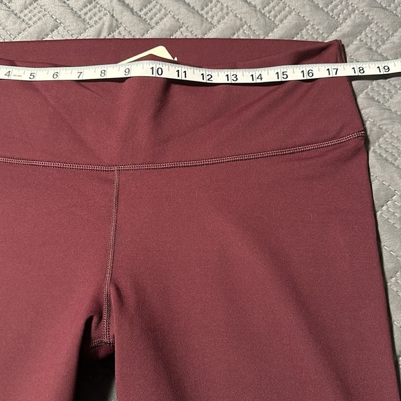 Fabletics Define High-Waisted 7/8 Bright Burgundy Leggings, NWT’s, Size XXL/1X - Picture 7 of 9